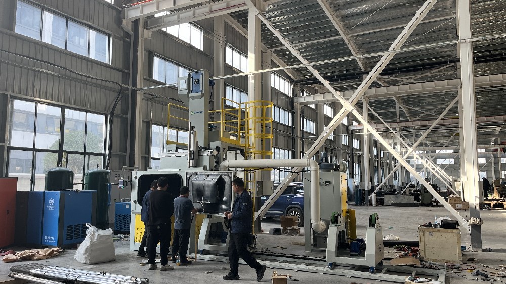 注塑機拉桿數控噴丸強化 注塑機拉桿數控噴丸強化